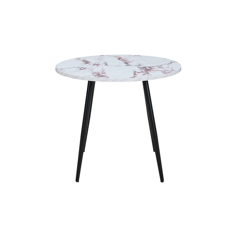 Twenty10 Horizon Round Dining Table Marble Effect in Violetta Marble Effect — SantoLusso®