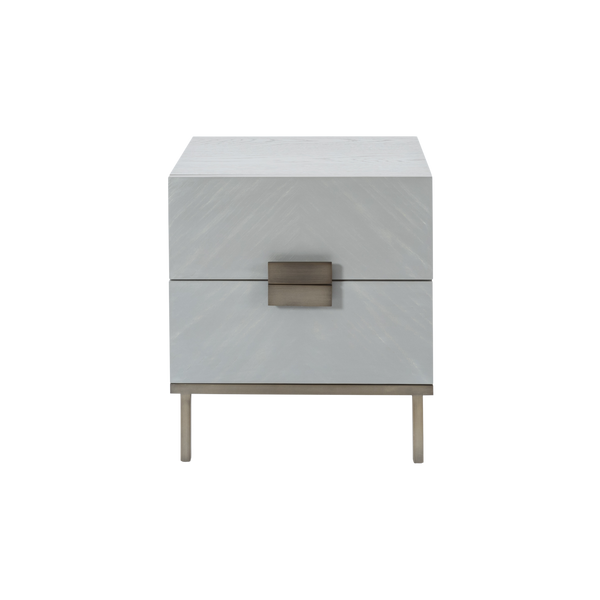 Twenty10 Lilly Bedside Table in Grey Oak Veneer — SantoLusso®
