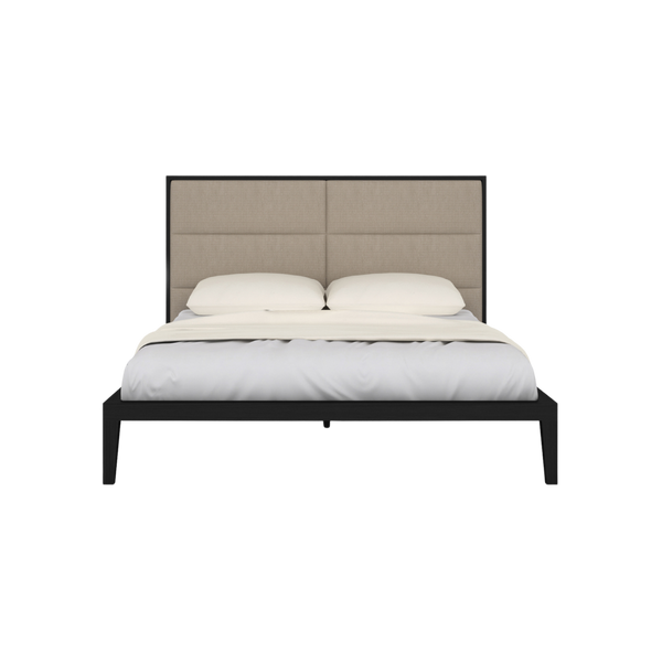Twenty10 Orchid Beds in Wenge with Beige Fabric in Kingsize — SantoLusso®