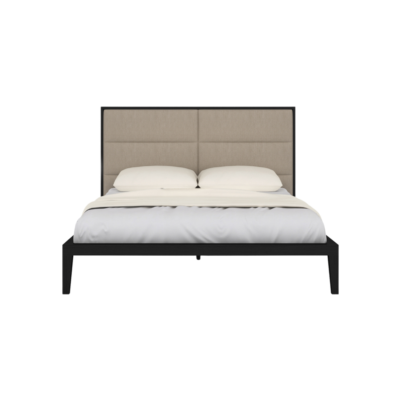 Twenty10 Orchid Beds in Wenge with Beige Fabric in Kingsize — SantoLusso®