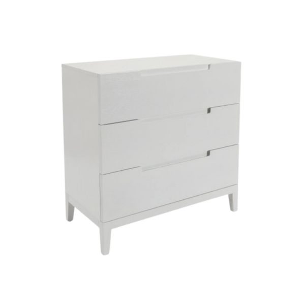 Twenty10 Orchid 3 Drawer Chest in White — SantoLusso®