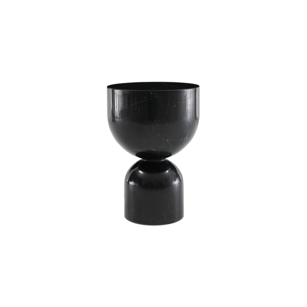 Twenty10 Pepper Lamp Table in Black Marble — SantoLusso®