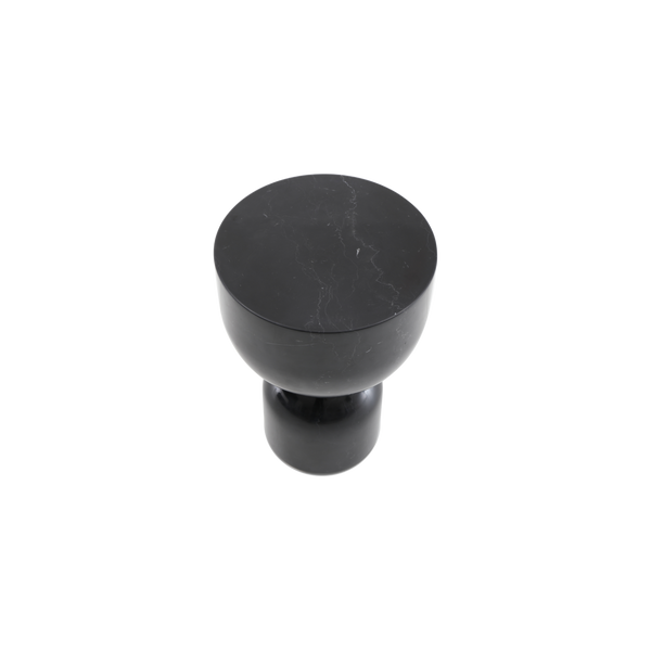 Twenty10 Pepper Lamp Table in Black Marble — SantoLusso®