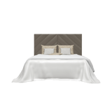 Twenty10 Rose Double Headboard in Steel — SantoLusso®