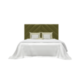 Twenty10 Rose Double Headboard in Olive — SantoLusso®