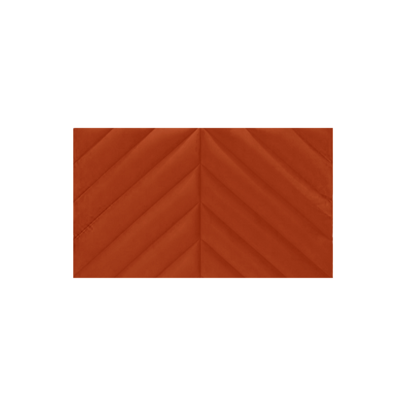 Twenty10 Rose Kingsize Headboard in Pumpkin Orange — SantoLusso®