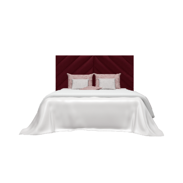 Twenty10 Rose Double Headboard in Wine — SantoLusso®