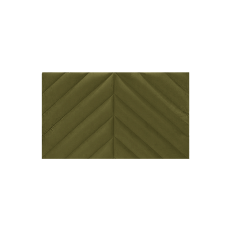Twenty10 Rose Double Headboard in Olive — SantoLusso®