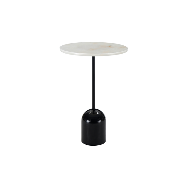 Twenty10 Thyme Lamp Table in Black Marble & White Marble — SantoLusso®