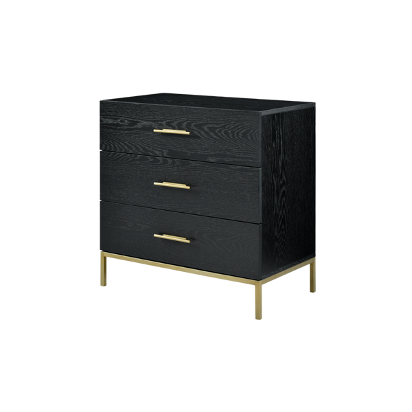 Twenty10 Tulip Drawer Chest in Wenge (Black Stained Oak) — SantoLusso®