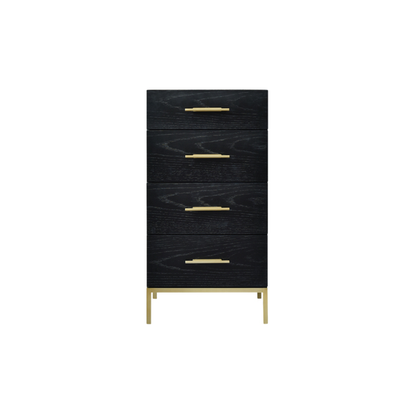 Twenty10 Tulip Tall Boy in Wenge (Black Stained Oak) — SantoLusso®