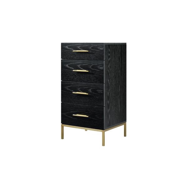 Twenty10 Tulip Tall Boy in Wenge (Black Stained Oak) — SantoLusso®
