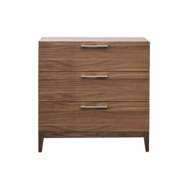 Twenty10 Calla 3 Drawer Chest in Walnut - SantoLusso