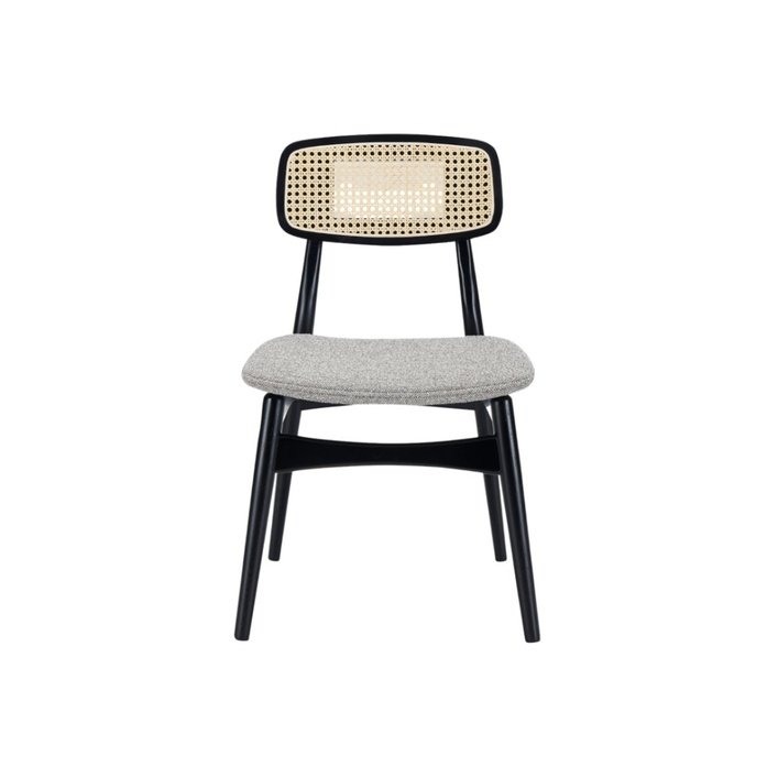 Twenty10 Elder Dining Chair in Lyon Steel - SantoLusso