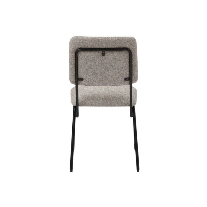 Twenty10 Holly Dining Chair in Lyon Steel - SantoLusso