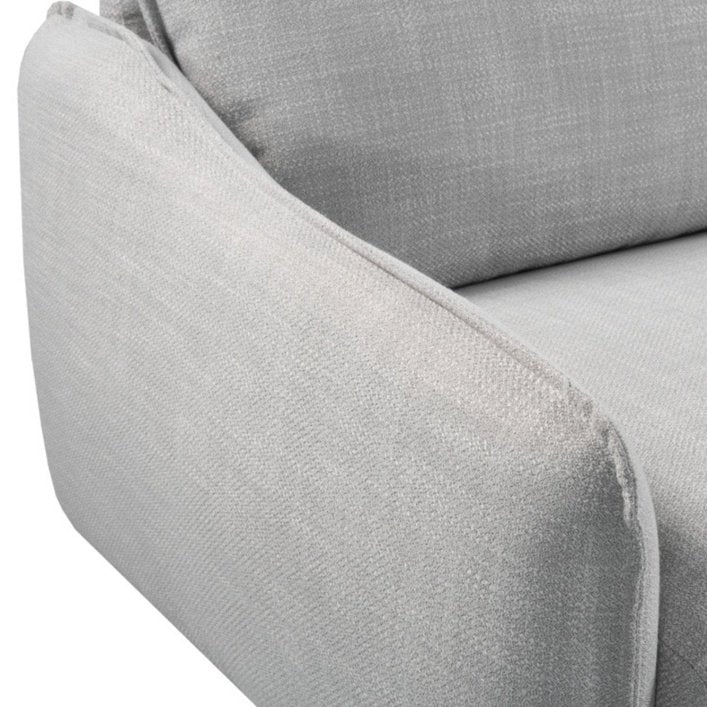 Twenty10 Louie 3 Seat Sofa in Grey Linen - SantoLusso