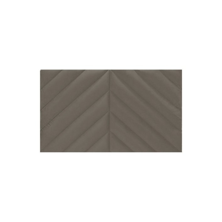 Twenty10 Rose Double Headboard in Steel - SantoLusso