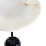 Twenty10 Thyme Lamp Table in Black Marble & White Marble - SantoLusso