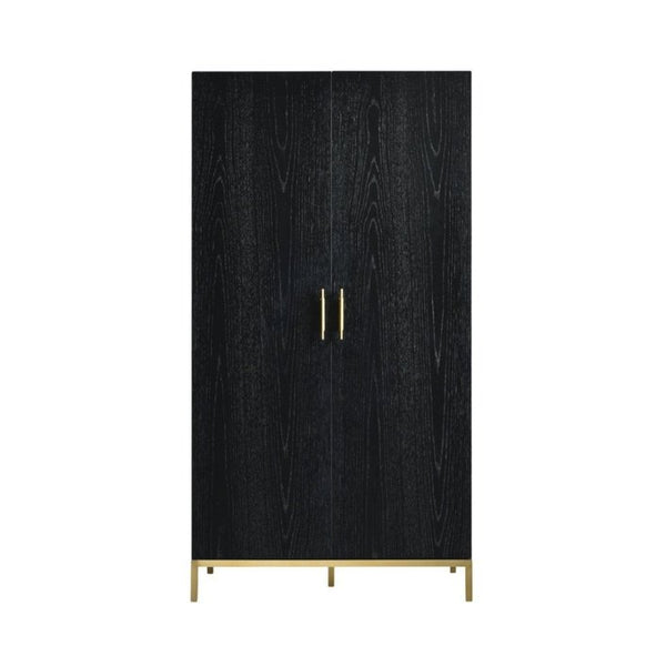 Twenty10 Tulip Wardrobe in Wenge (Black Stained Oak) - SantoLusso