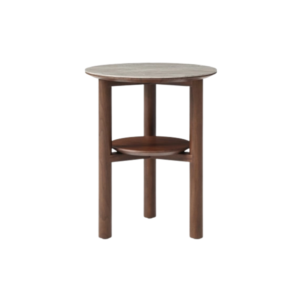 Twenty10 Willow Lamp Table With Shelf in Timber Tobacco — SantoLusso®